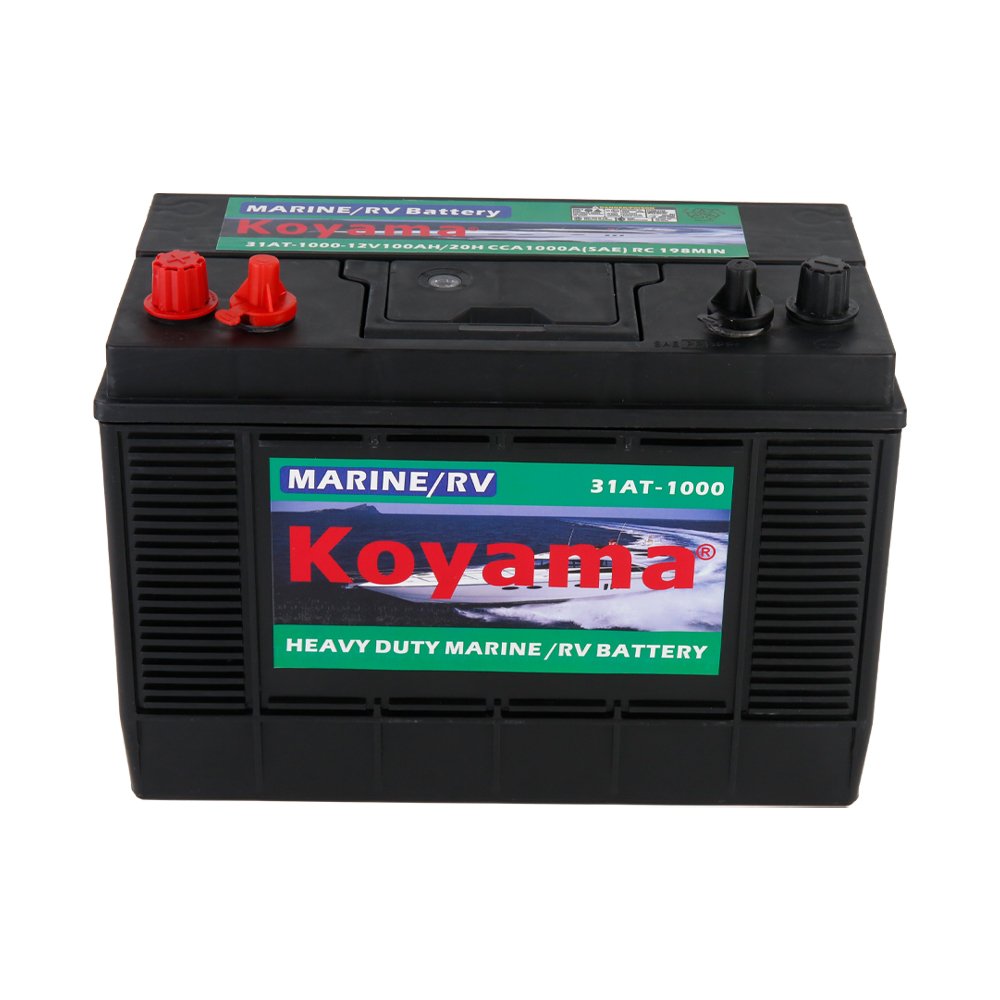 Wholesale Car High Quality Battery 12V 100Ah Marine RV Batteries for Pickup Truck Auto MF31AT-1000