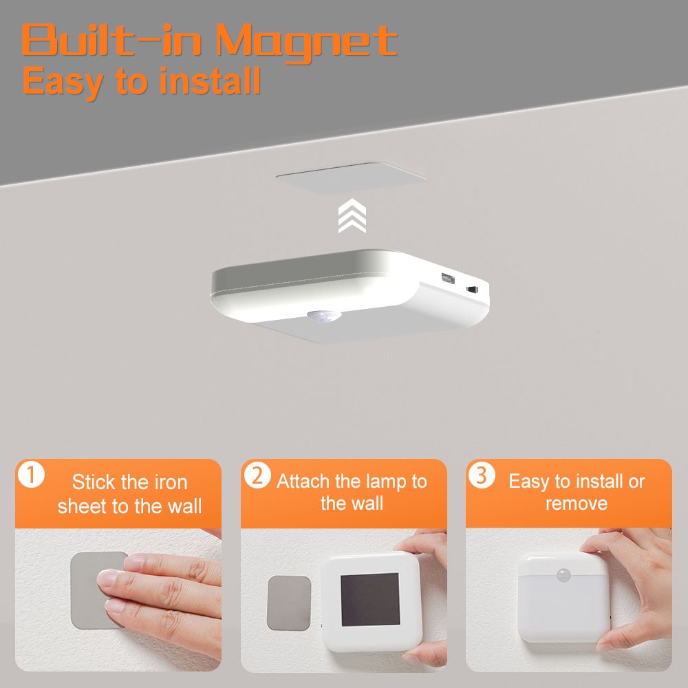 Smart Led Night Lights With Auto Dusk to Dawn Sensor Ambient Lighting Sensor Light for Passage Children Nursery Room