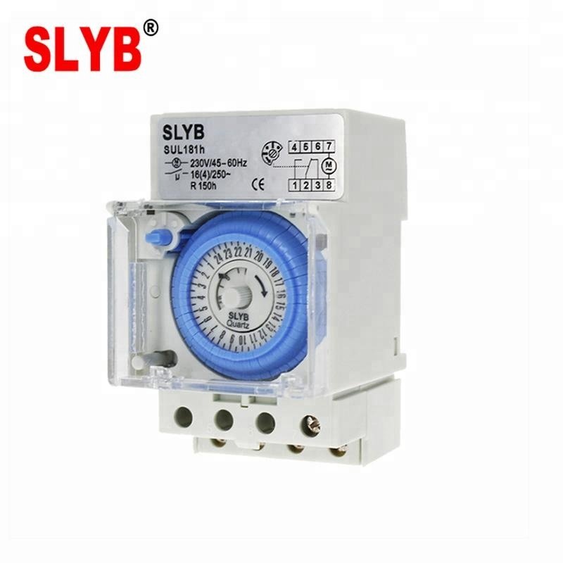 Good Price 24Hour Auto off Types of 220v Analog Mechanical Weekly Time Control Switch SUL181H Timer with Battery