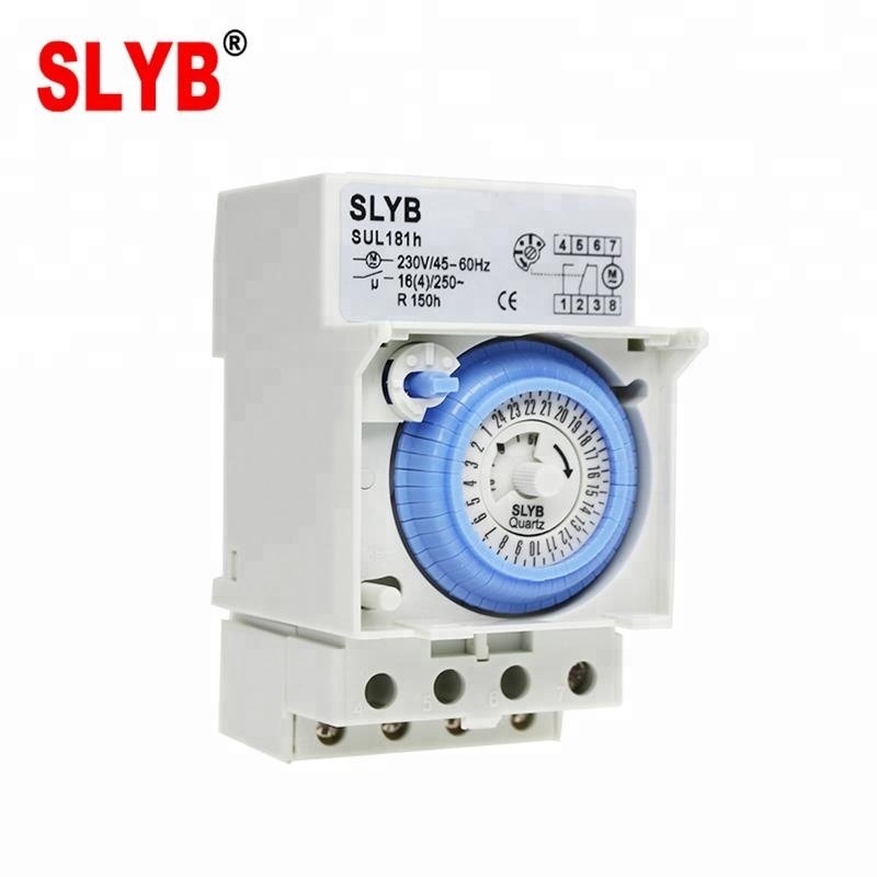 Good Price 24Hour Auto off Types of 220v Analog Mechanical Weekly Time Control Switch SUL181H Timer with Battery
