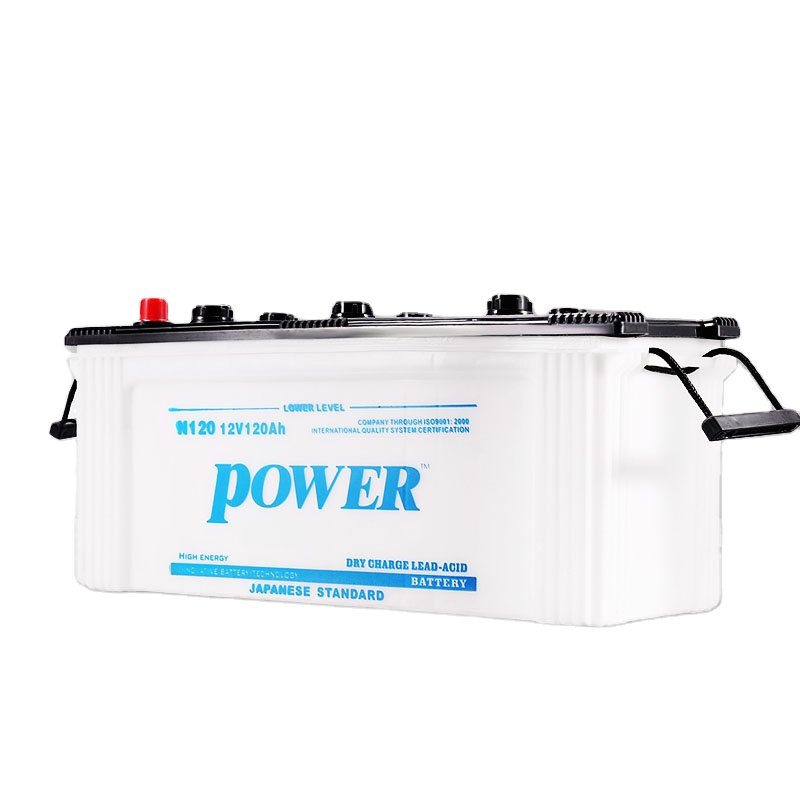 Superior Quality 12V 120Ah Super Capacitor Car Battery Korean Dry Charge Auto Start Battery for Vehicles Trucks Auto Battery