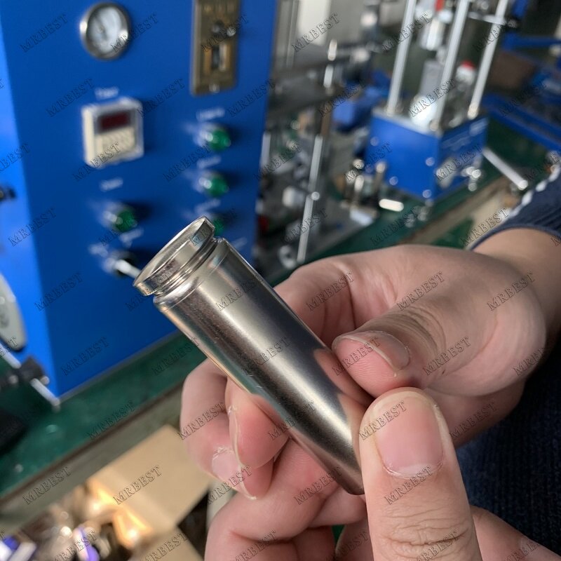 Battery Making Machine Desktop Semiauto Grooving Machine Semiautomatic Battery Capacitor Grooving Machine
