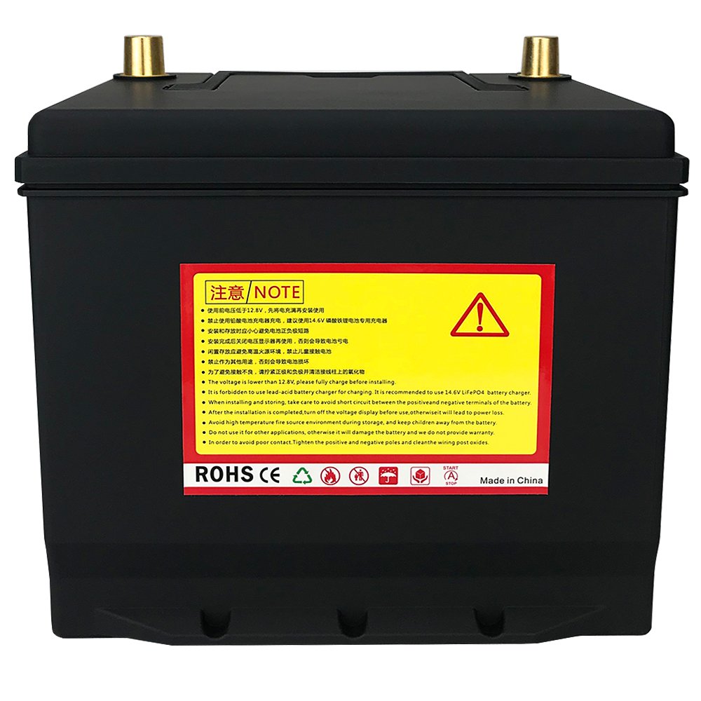 High Quality Kepworth 12v Lifepo4 Automotive BMS Batteries Deep Cycle 65-D23 12V 40Ah Car 1100CCA Lithium Phosphate Ion Battery