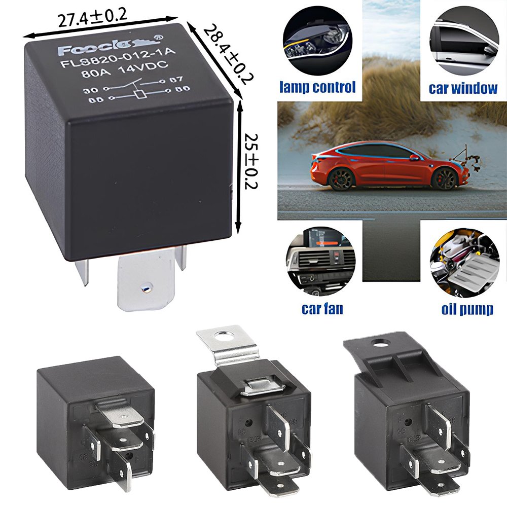 Car Starter Relay Jd1914 12V 24V Waterproof Plug-in Rela 70a 80a Auto Relay