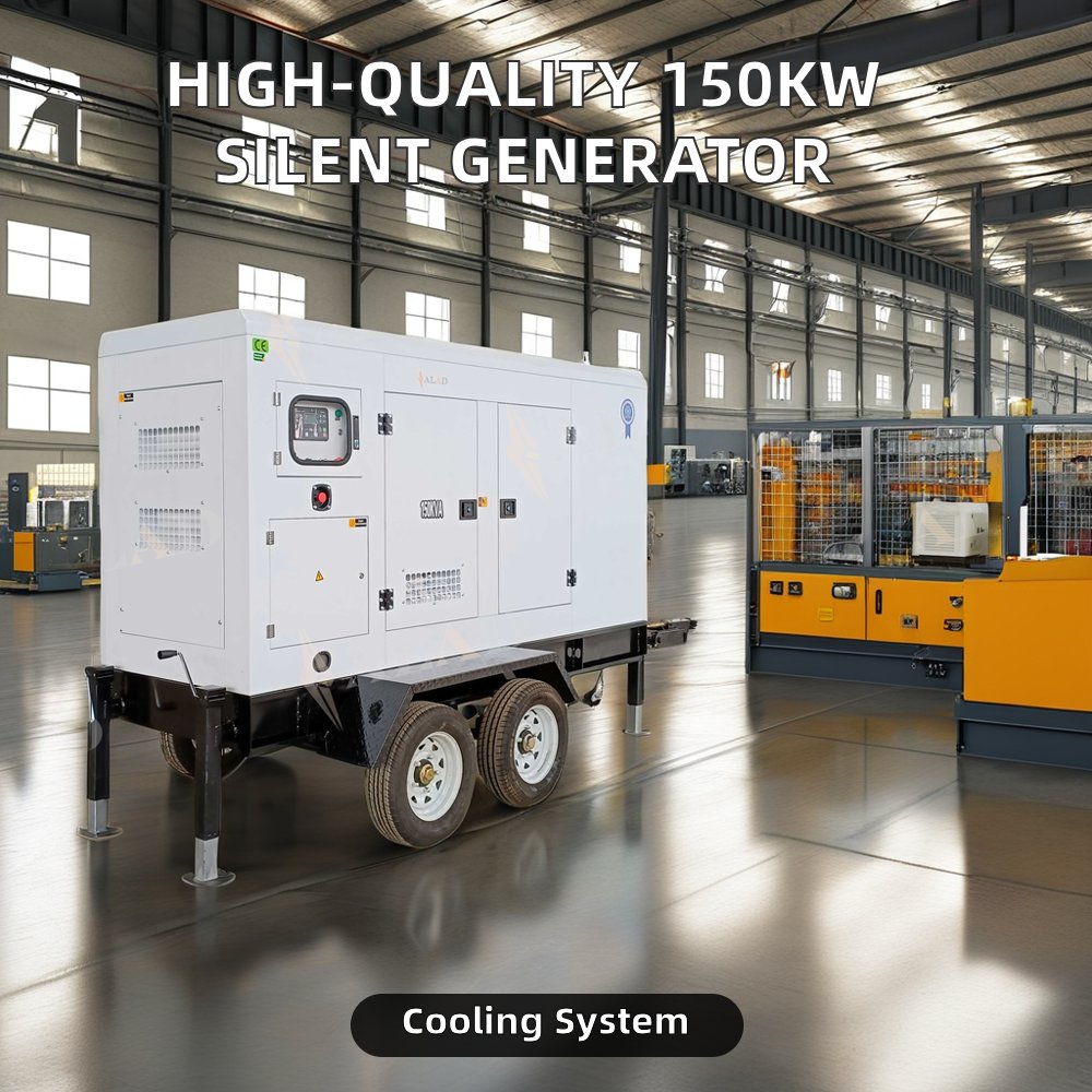 Factory Direct Sale High Quality 150kw 190kva WEICHAI Silent Trailer Diesel Generator