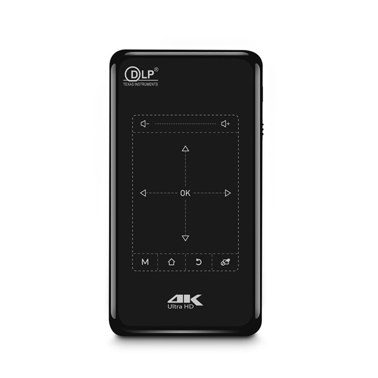P09 II Portable 4K Auto Keystone DLP Mini Projector 5G Dual WiFi Amlogic T972 Android 9 1GB 8GB 2G 32G IR Remote Smart Projector