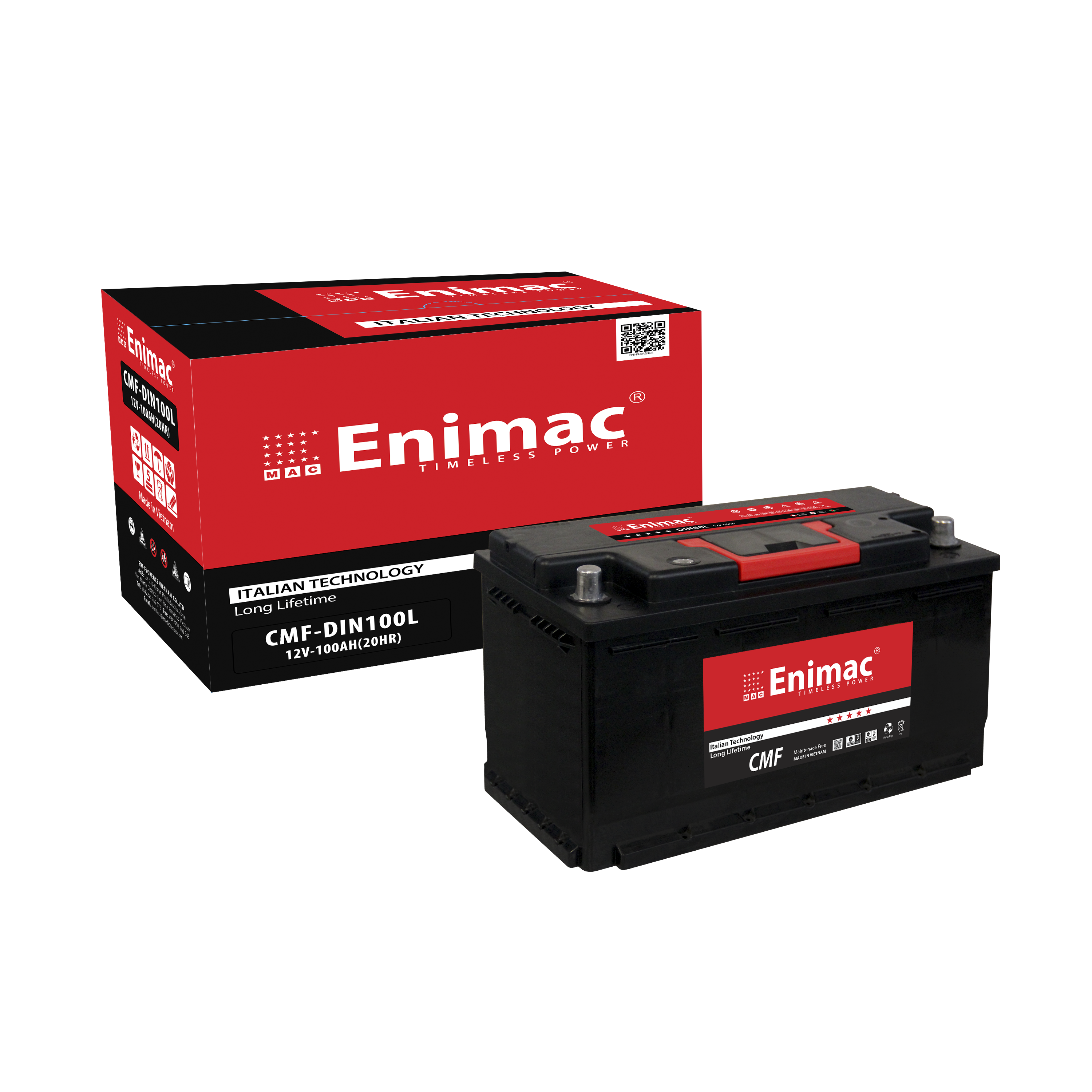 High Quality 12V 100AH MF Battery Charger Cars Long Lifetime DIN Standard Lead Acid Battery Prius C 14.4V Vietnam Factory Direct