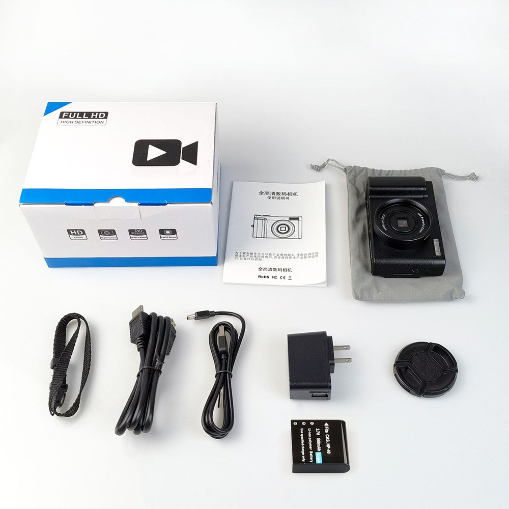 DSLR Professional Camera Customized Brand Auto Focus CE ROHS FCC 3.0 Inch IPS Rotating Screen 48MP 4K Digital Slr Camera