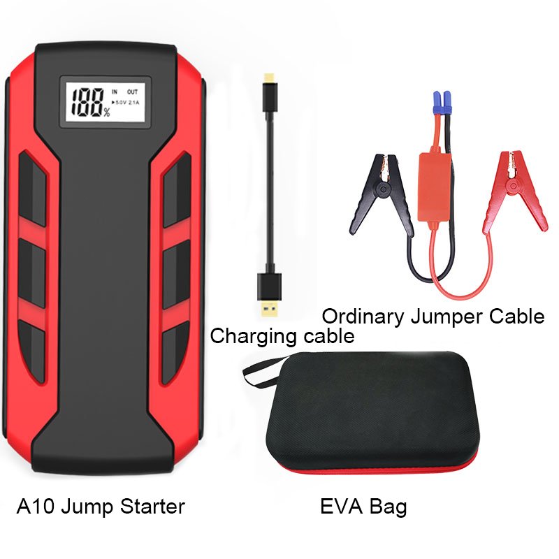 Car Battery Jump Starter 3000 Amp Car Lithium Battery Booster with LED Flash Light 12V Auto Lithium Portable Battery Pack