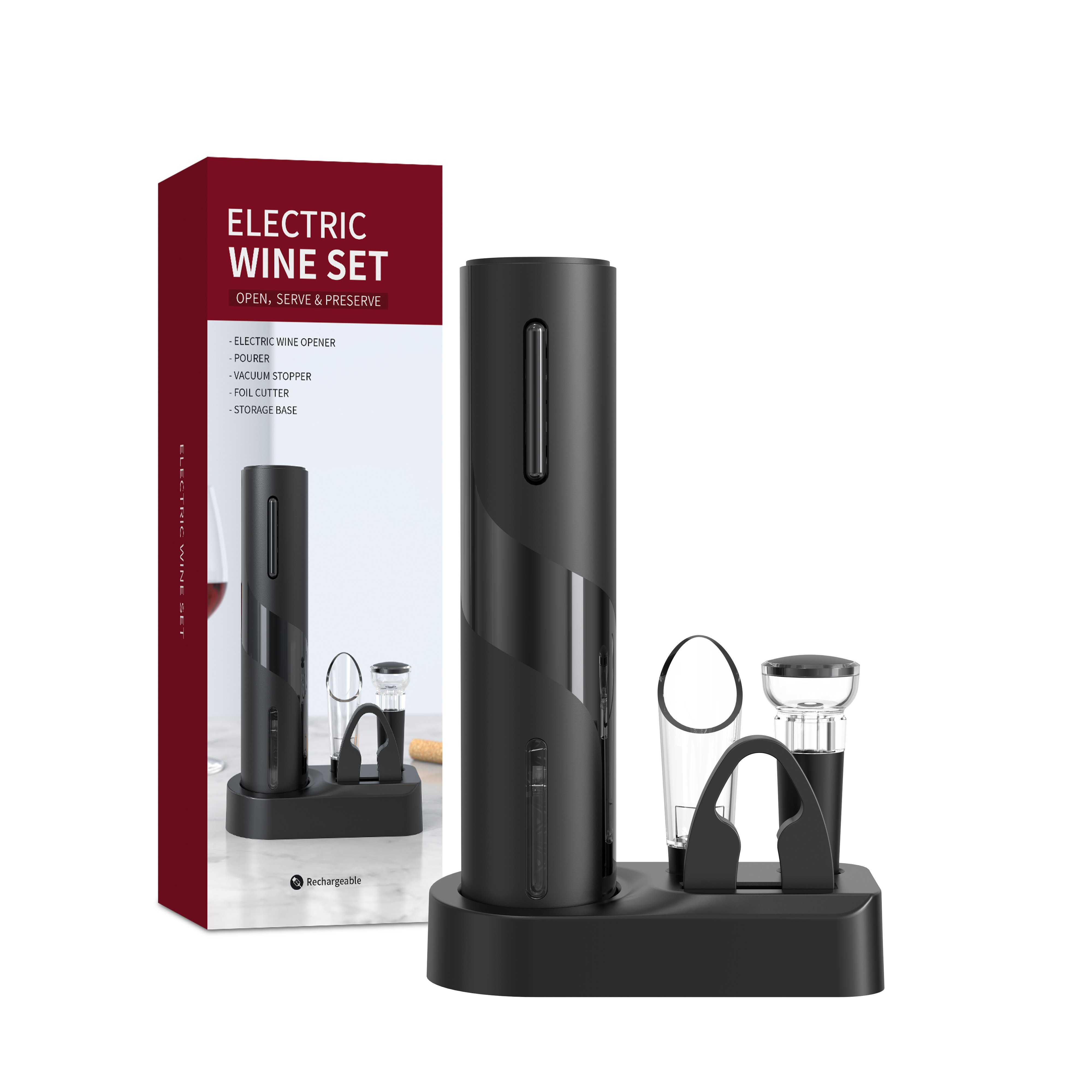 Multifunction Smart Battery-Operated Can Opener Magnetic Cordless Electric Can Opener Automatic Can Opener