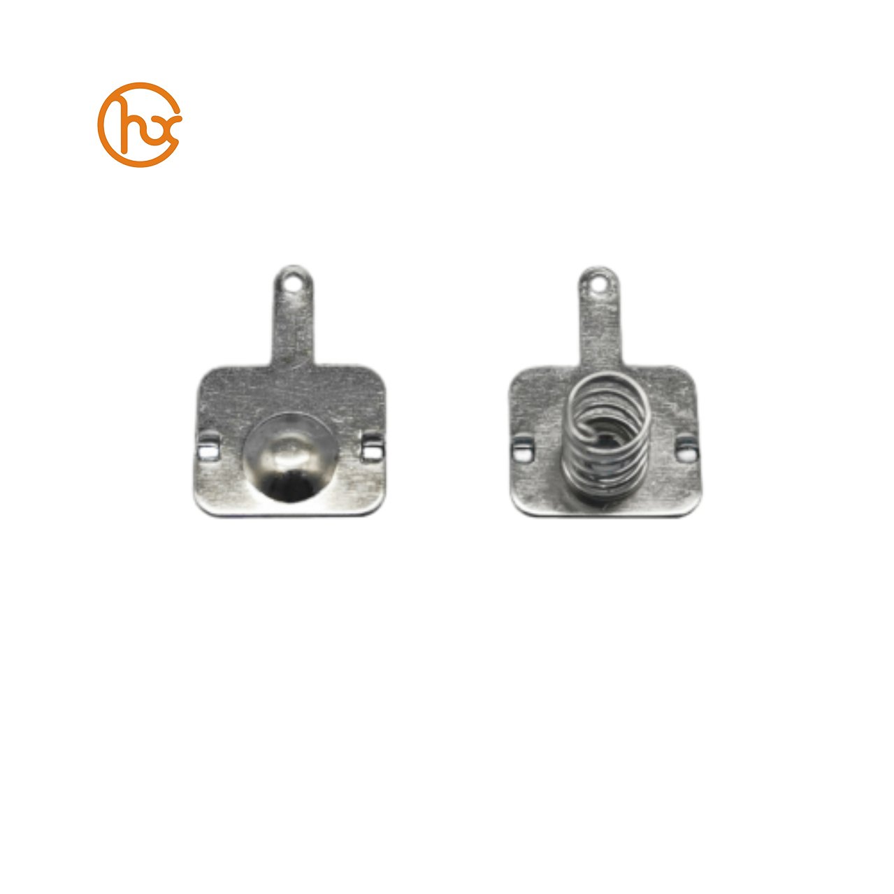 High-tech Enterprise Certification Chrome Plating Stainless Steel Contact Plate Battery Holder Spring