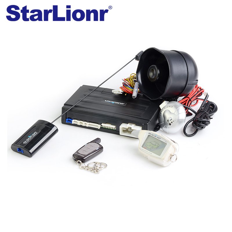Starlionr Two Way LCD Remote Starter Auto Security Car Alarm System