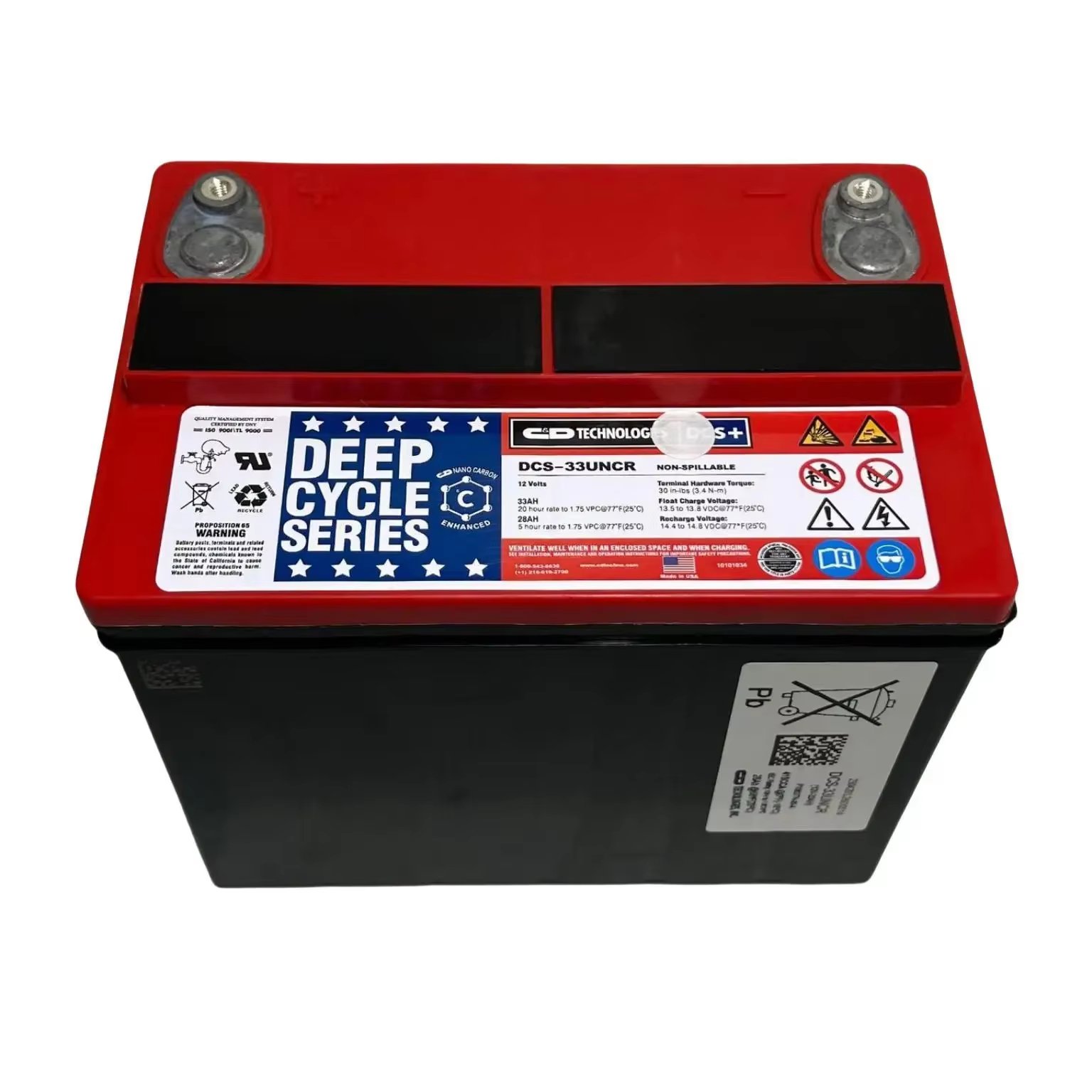 For Tesla ModelS DCS-33UNCR 14071438718 1083774-00-A Battery 12V