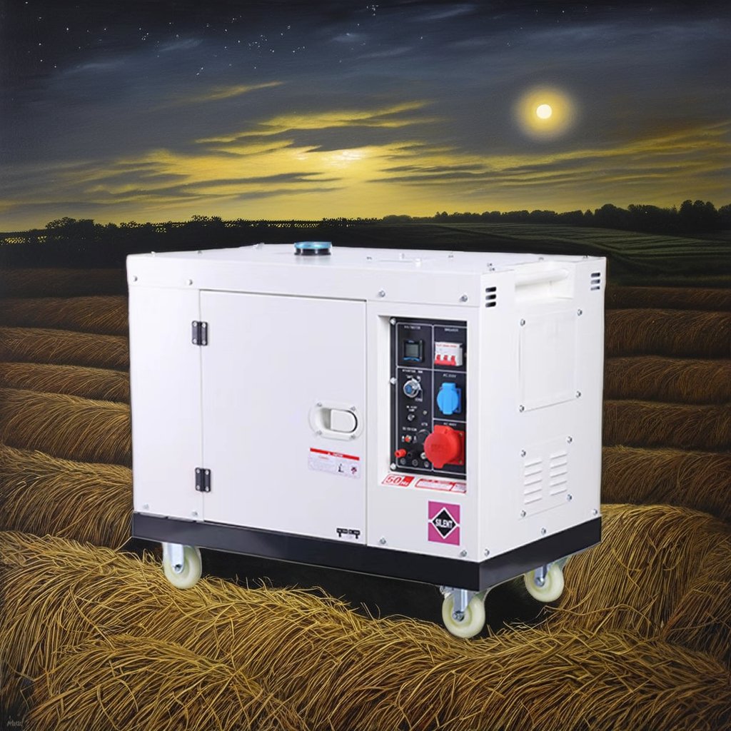 Silent Type 4-Stroke Diesel Auto Starter Remote Control 10KW Rated Power 220V/380V/110V Dual Voltage Option for Remote Control