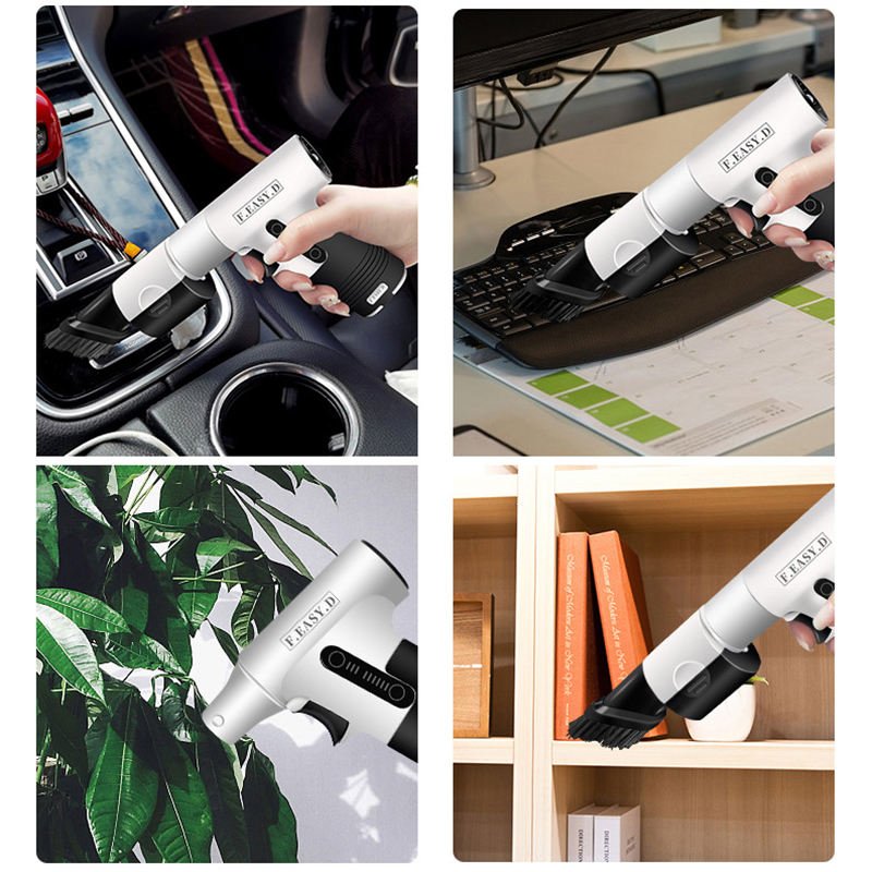 F.EASY.D 130,000RPM New Arrival Industrial Portable Wet Dry Cordless Car Robot Vacuum Cleaner