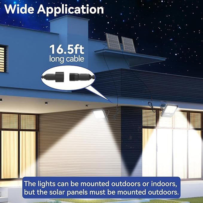 ABS LED Solar Flood Light IP65 Waterproof Outdoor Garden Road With Solar Panel Charging 50W 100W 200W 300W 400W