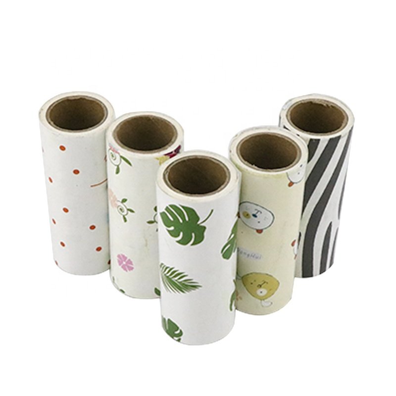 7.5cm 30cm Refill Lint Roller Furniture Couch Carpet Car Extra Sticky Paper Lint Remover Set Brush Hair Lint Roller
