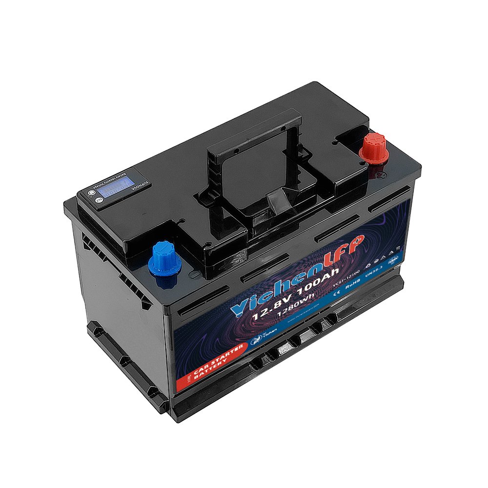 Fast Delivery Car Battery 5years Warranty Powerful 12V 100Ah Car Start Lifepo4 Battery Use Replacing Lead Acid Cars Battery