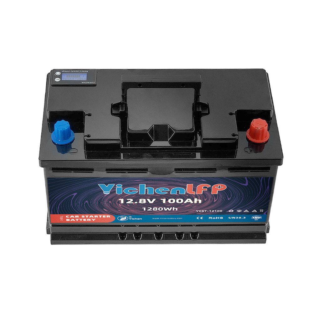 Fast Delivery Car Battery 5years Warranty Powerful 12V 100Ah Car Start Lifepo4 Battery Use Replacing Lead Acid Cars Battery