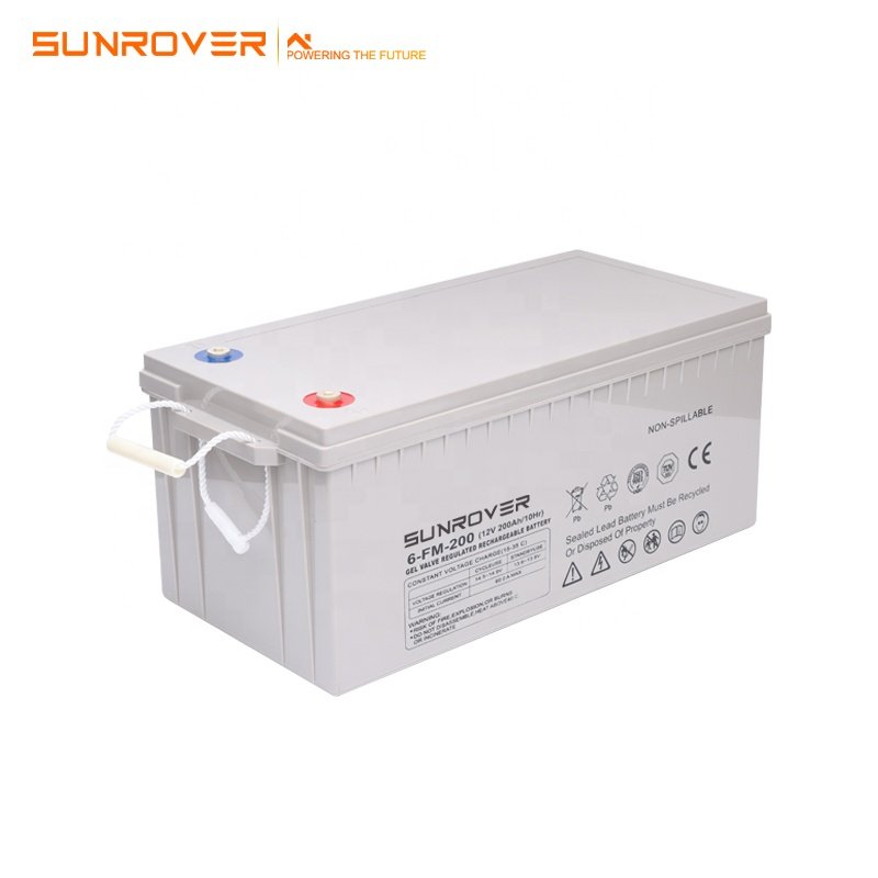 Solar Hybrid Off Grid Storage Batteries Maintenance Free 12V 100Ah 200Ah Gel Lead-Acid Battery