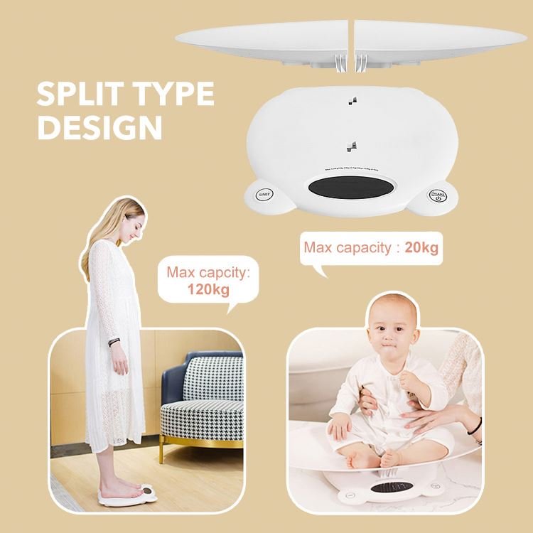 Good Price Newborn Infant Electronic Weight Scale Infant Weighing Hospital Home Use Household 2 In1 Bebe Tray Digital Baby Scale
