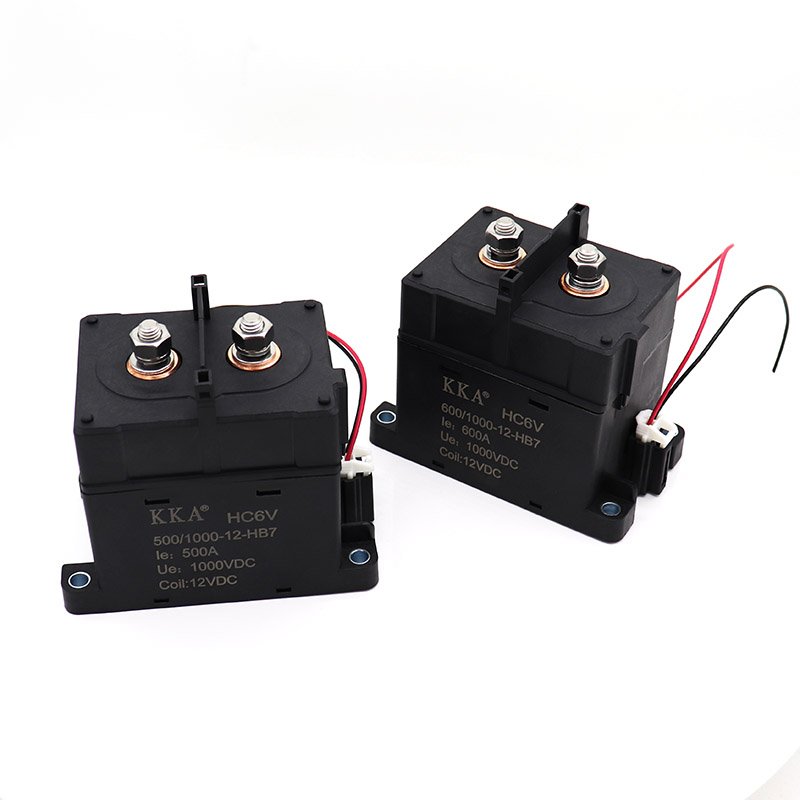 12V/24V 600A High Voltage DC Automotive Relay, Magnet Arc Blowout Relay for EV Electric System, DC Devices