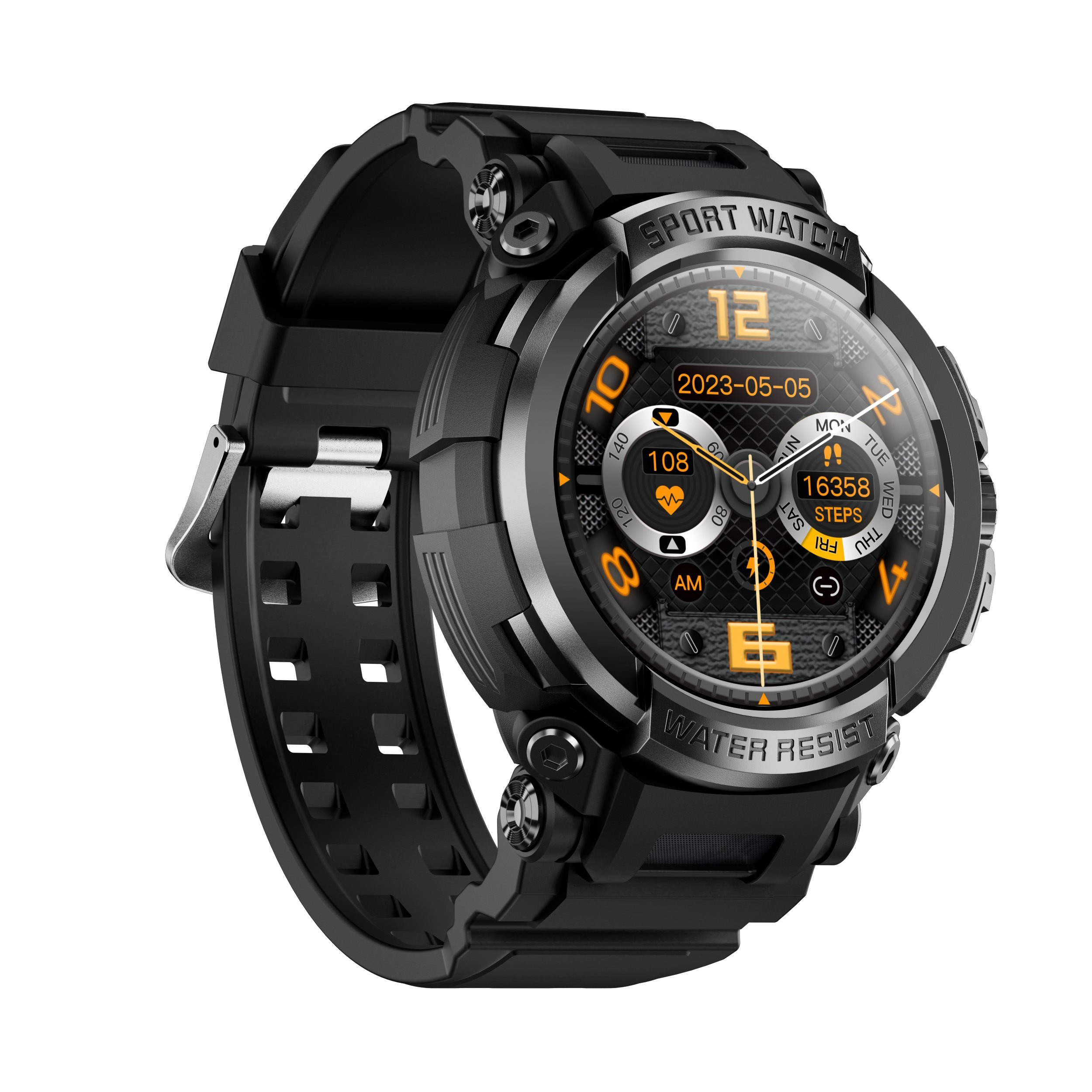 Sport BT Call Smart Watch Smartwatch Reloj Inteligente 1.5 Inch Round Screen 600mAh Large Battery Waterproof SmartWatch