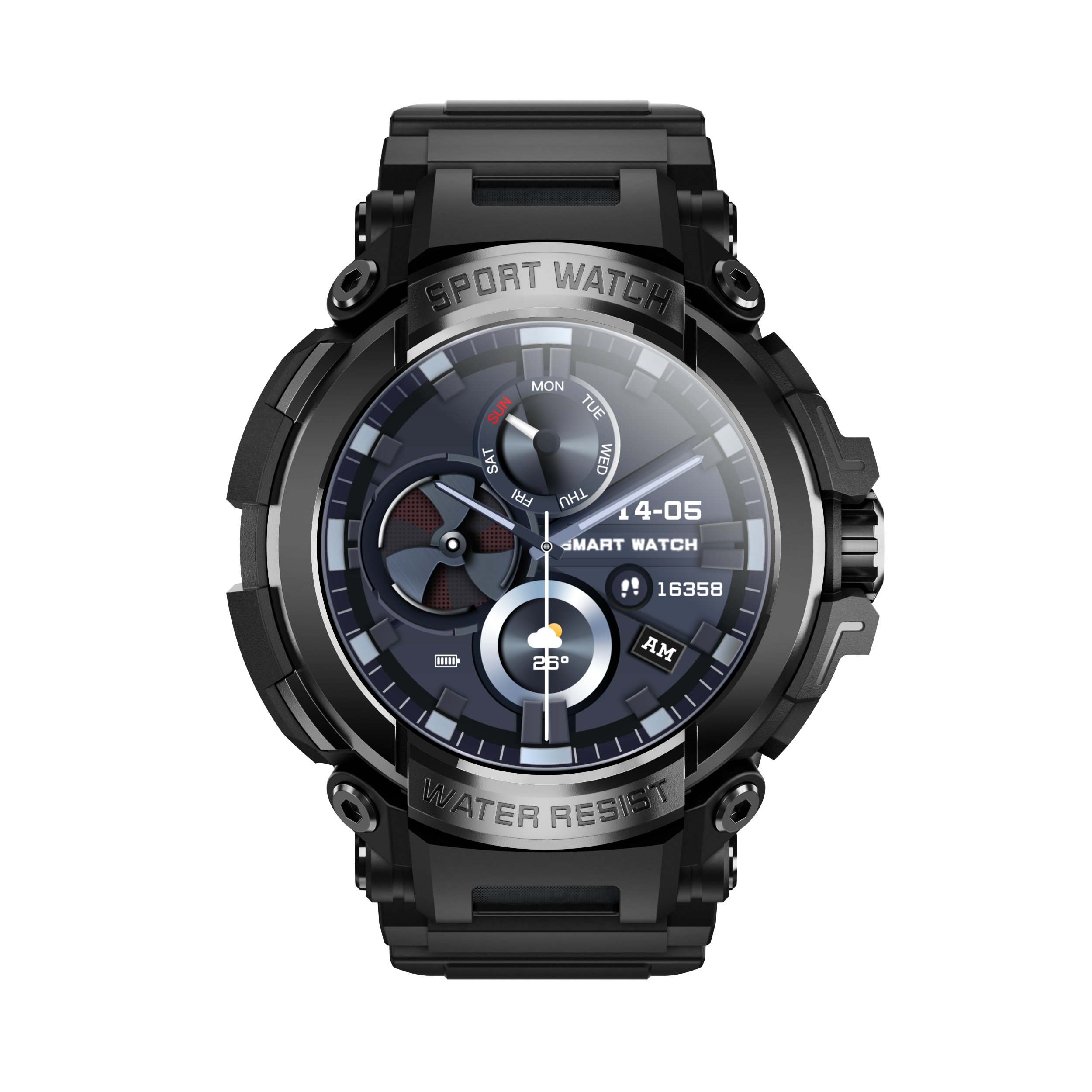 Sport BT Call Smart Watch Smartwatch Reloj Inteligente 1.5 Inch Round Screen 600mAh Large Battery Waterproof SmartWatch
