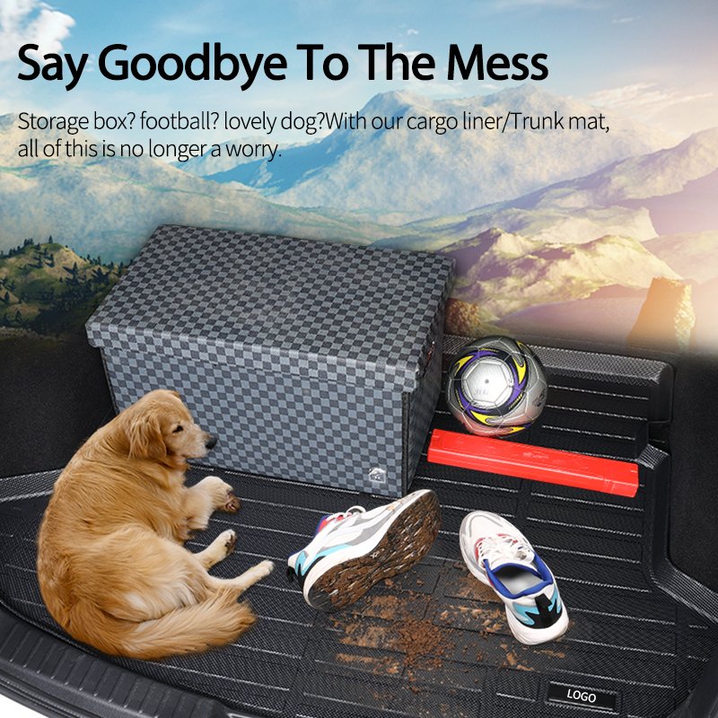 Custom Fit Floor Mats 2 Row Liner Set Black Compatible with 2013-2020 Nissan Pathfinder / 2013 Infiniti JX35 / 2014-2020 QX60