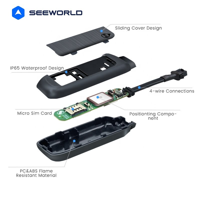 Low Battery Vibration Alarm Tracking Device Accurate Location Vehicle Trackers for Cars