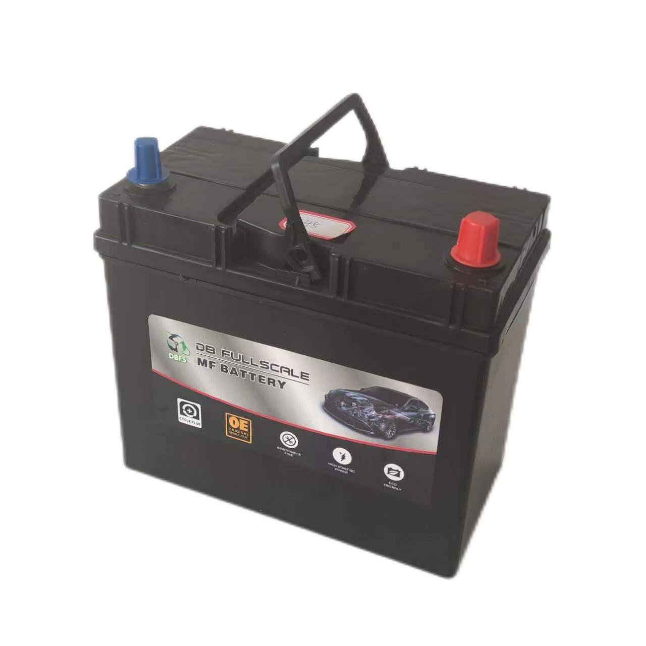 12v 75ah Mf Din75 Lead Acid Car Battery With Best Quality