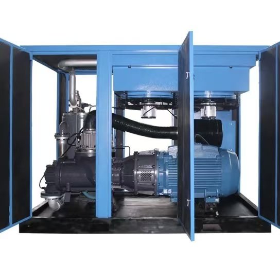 KLW Stationary Screw Air Compressor 7.5kw-110kw 132kw Motor Power 7bar Pressure for Construction and Mining Industries