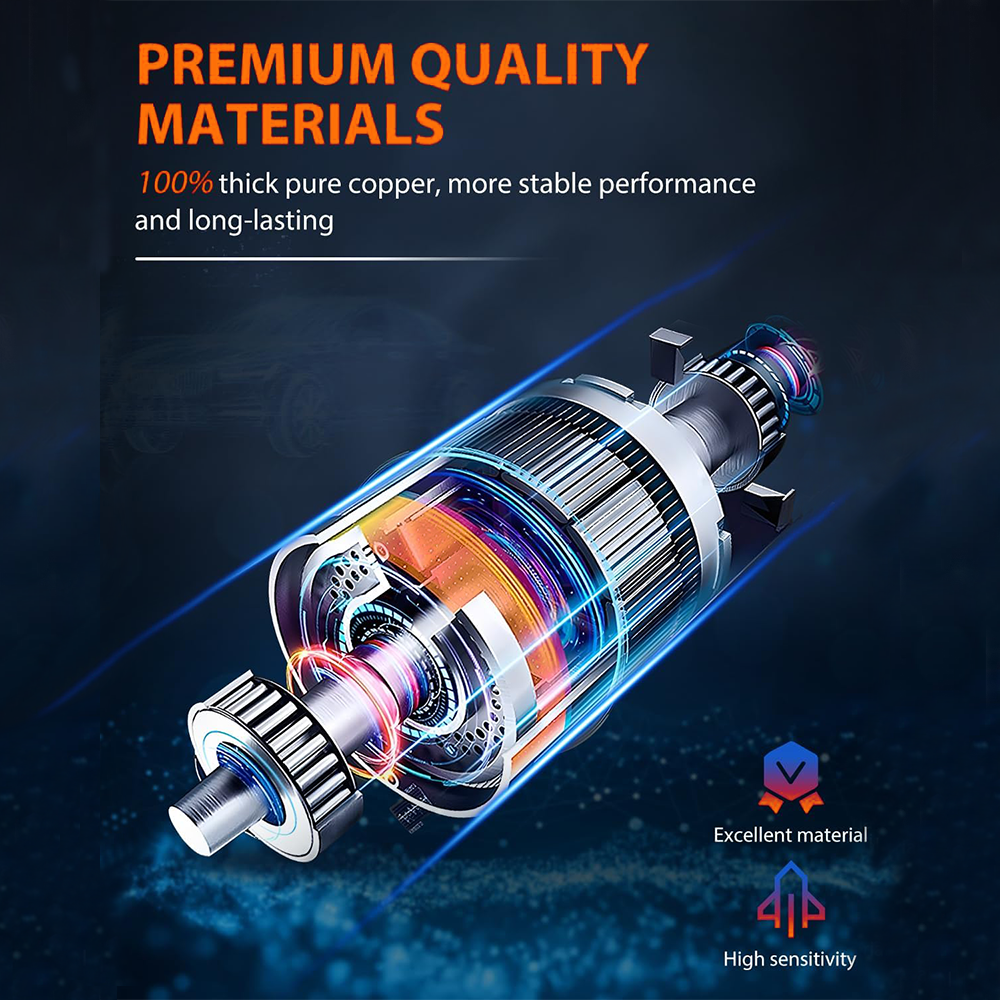 EALRU008 High Output 6Pk Auto Alternator OEM Number 5122.3771.10 for PRAMO VAZ 140V Alternator 110AMP for Car