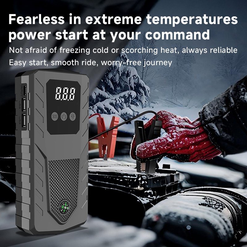 NCFKOS 12V Jump Starter 10000mah Power Bank Auto Motorcycle Truck Car Jump Starter Start 800A Peak Jump Starter