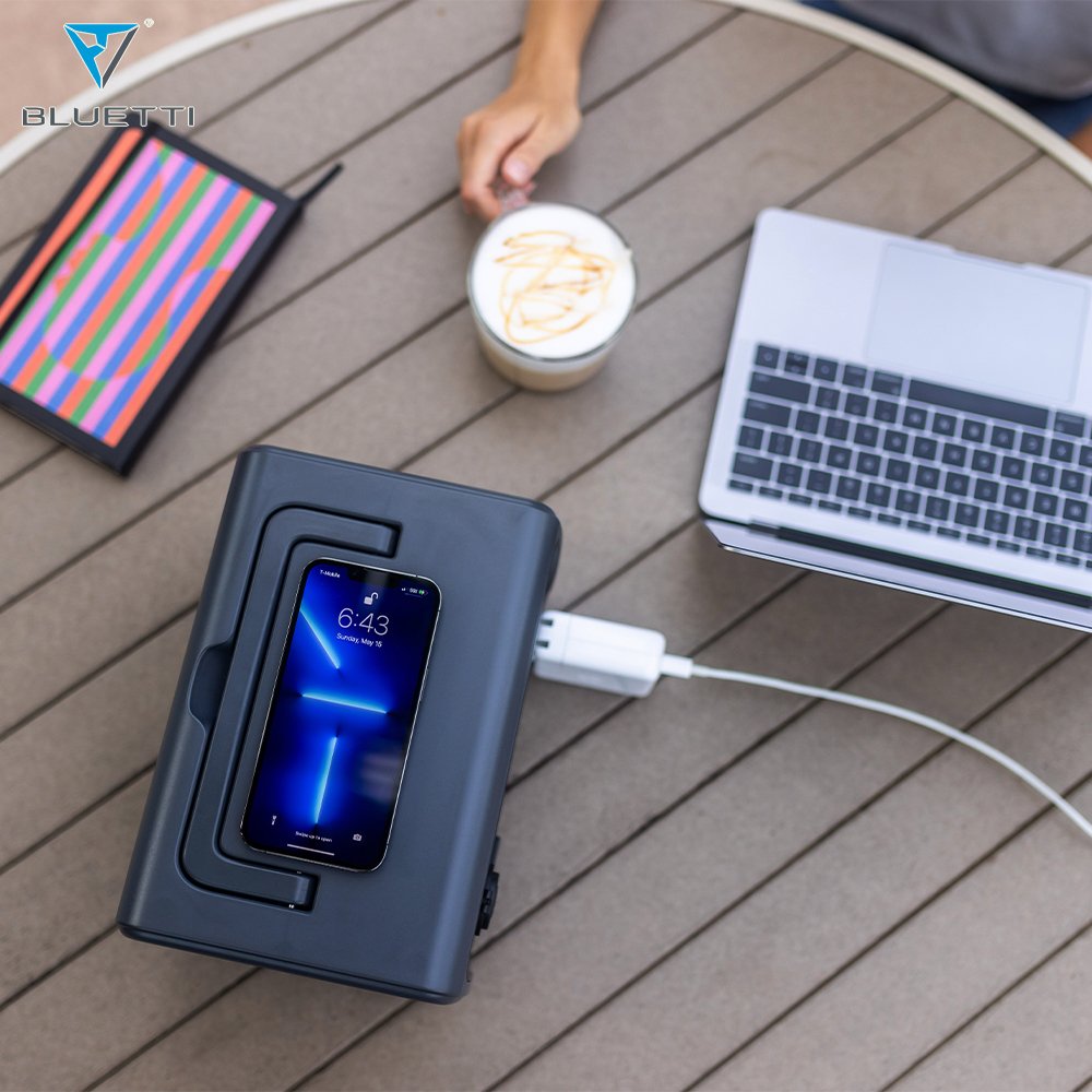 Bluetti EB3A+PV120 Home Storage Solar Generator off the Grid Alternator Power Station MPPT Controller Flashlight for Car Source