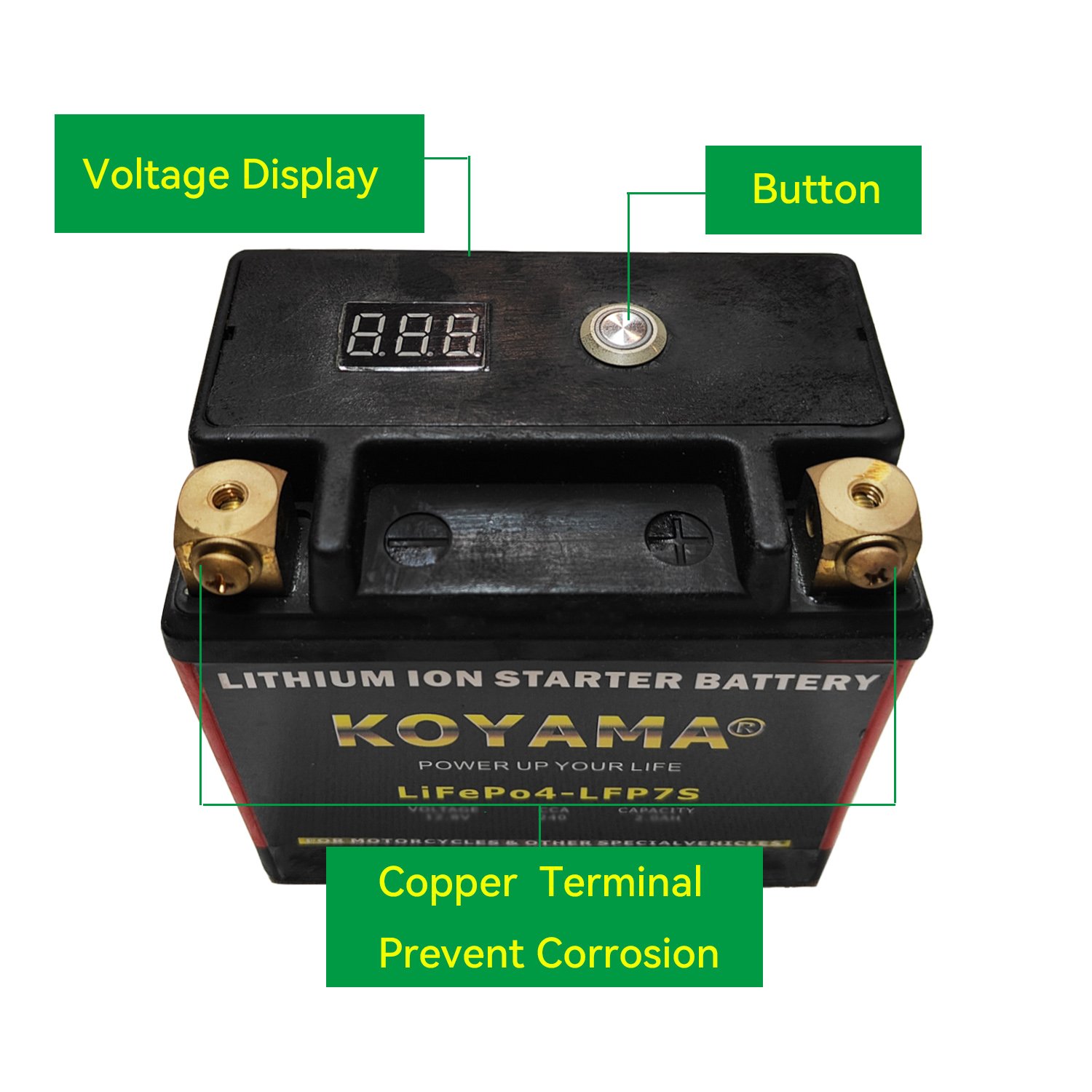 Lithium Iron Phosphate Battery 12.8v 2ah 4ah 6ah 8ah LFP9-BS Lithium Ion LiFePo4 Batteries Lithium Motorcycle Start Battery