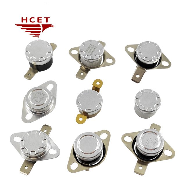 HCET replace Pepi klixon Bimetal Thermal protector auto thermostat thermal switch temperature switch for heating motor