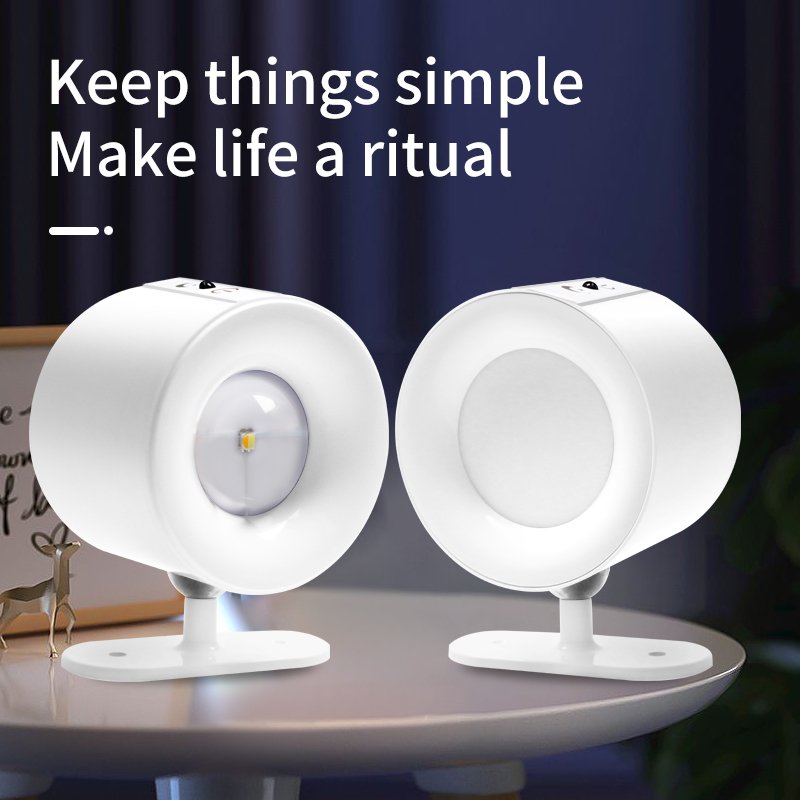 LED Reading Lights Wall Mounted Sconces Rechargeable Magnetic 360 Rotation Touch Control Lamps for Kids Study Bedside Closet