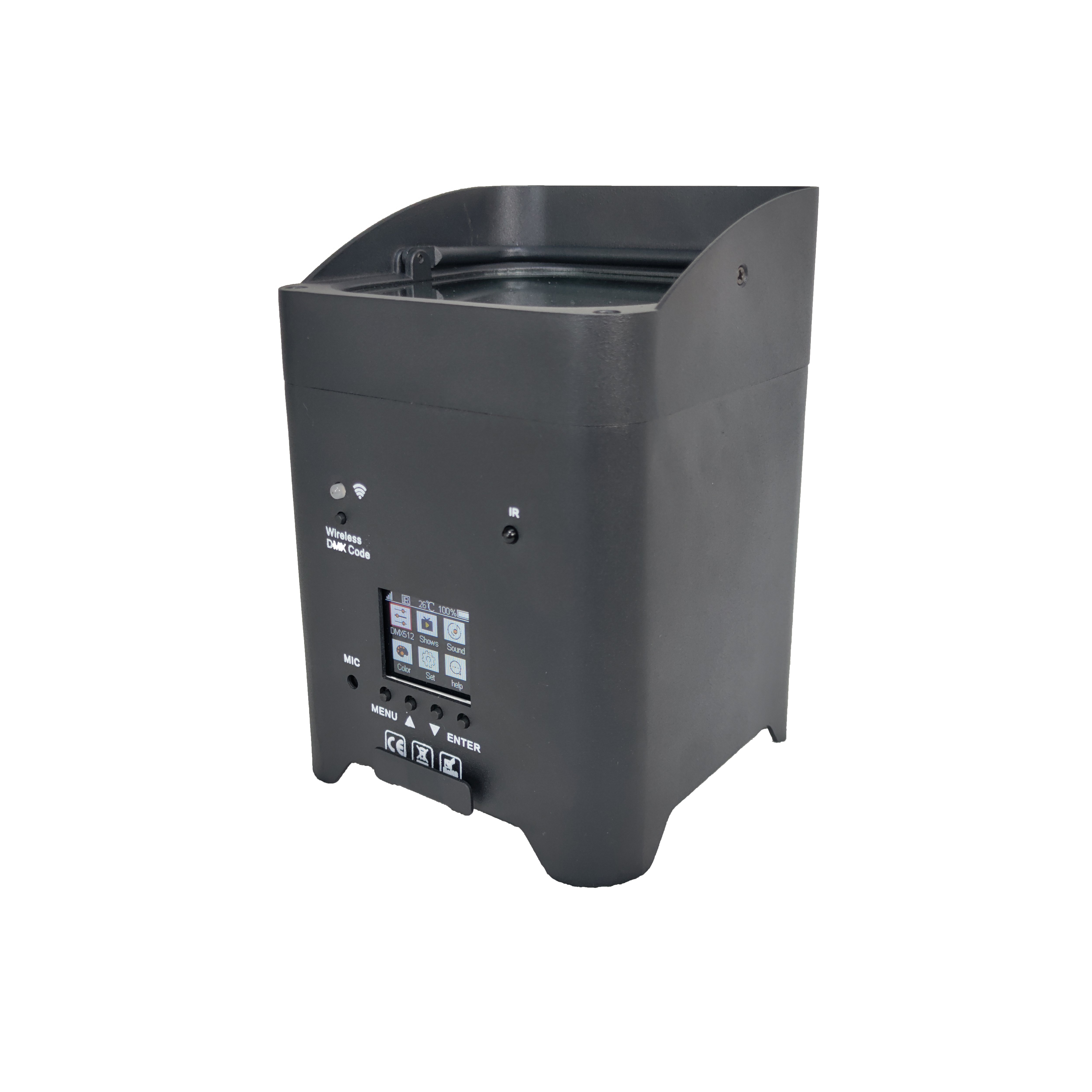 Factory Direct Sales of 6*18W Portable Par Lights Battery for Long Battery Life Suitable for Small Gathering Rooms Private Room