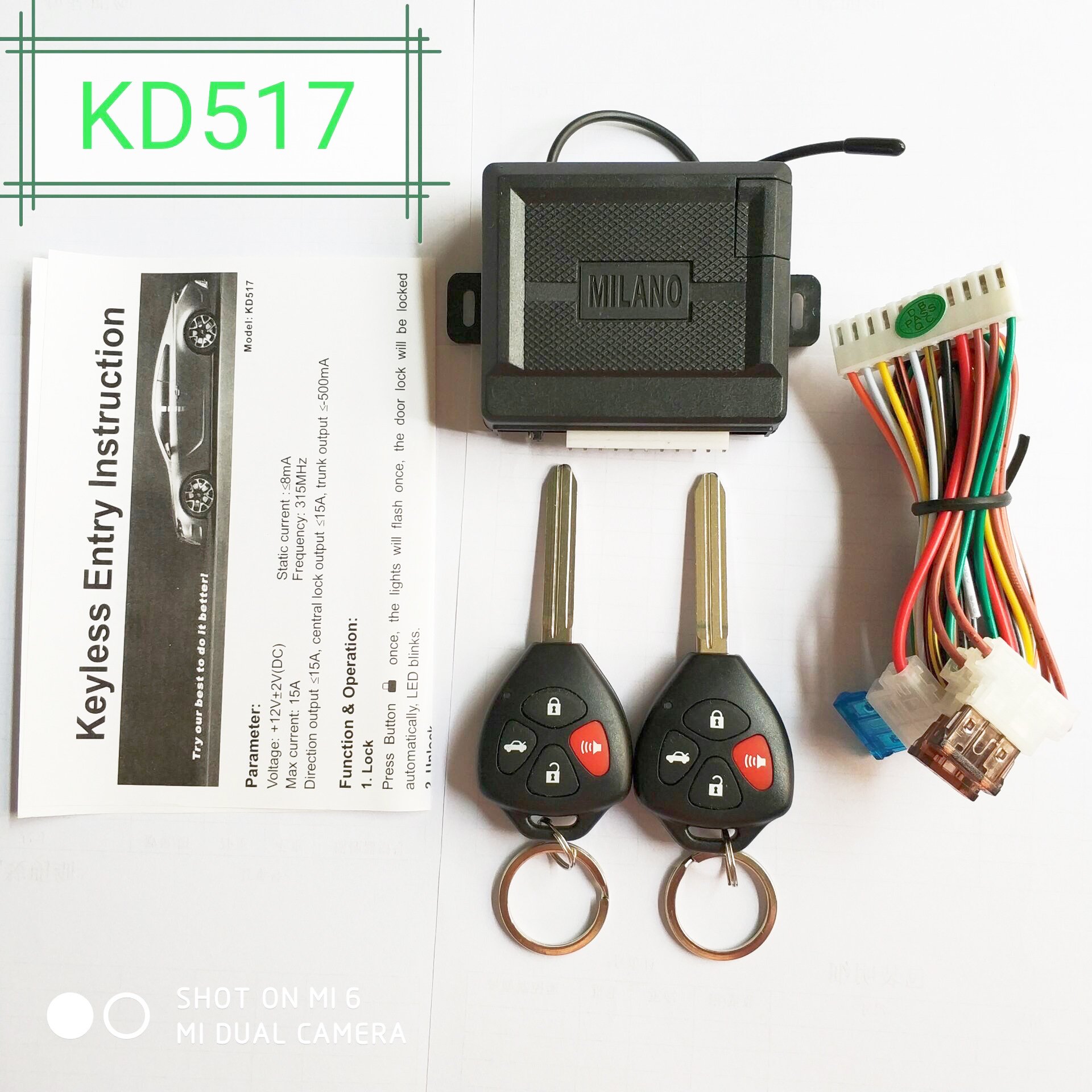 Best Selling Popular Universal Vehicle Car Auto Lock Unlock Remote Trunk Open Car Keyless Entry System Kfox MFK285 MFK296 BEMAZ