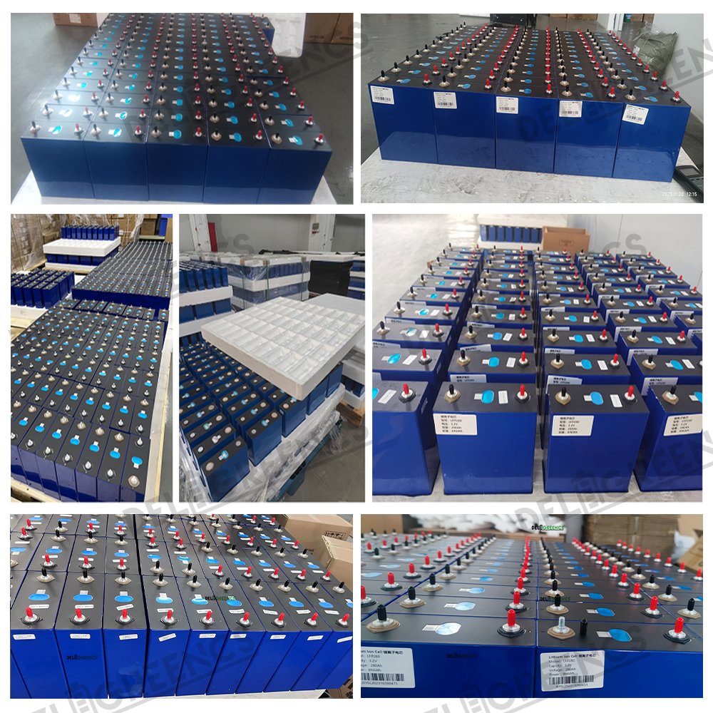 Factory Fresh New Wholesale EVE 3.2V 280ah LF280K Original Grade A+ More Than 6000 Times Auto Level for ESS Caravans Boat Solar