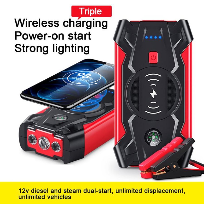 Wholesale 39800mah High Power Car Jump Starter Power Bank / Multi-function 12V Portable Lithium Battery Car Jump Starter