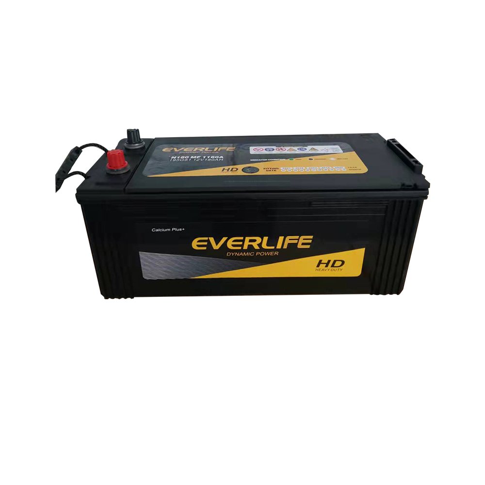 Factory Price 12V180AH Car Start Battery New Condition Small Lead Acid Batteries N180 for OEM Direct From China