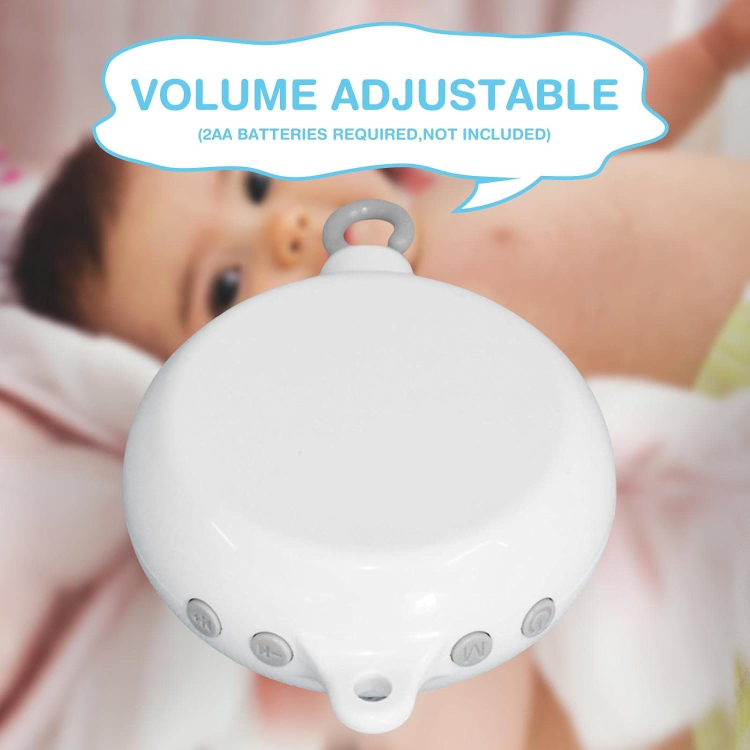 New Baby Products 2025 Bed Rotary Battery-Operated Musical Hanging Toys Auto Electric Control Baby Crib Mobile Music Box