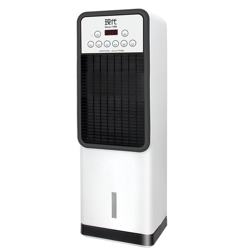 Water-cooled air Conditioning Fan Vertical Electric Fan Household Mobile Heating and Cooling Dual-use Bladeless Fan With Ice