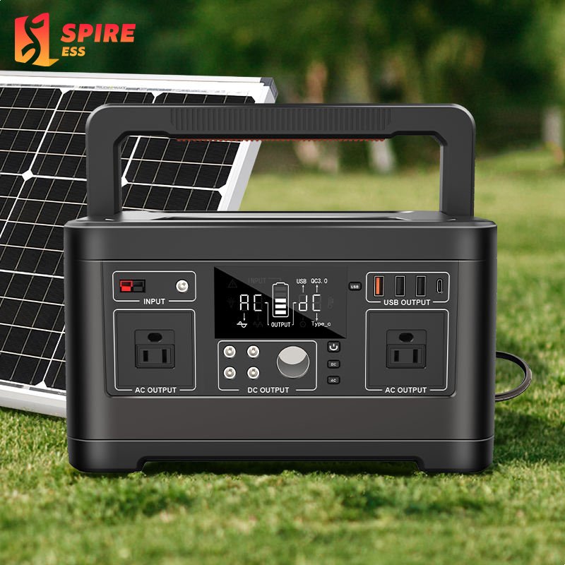 Customized Auto Emergency Pure Sine Wave Solar EU 500W Portable Power Station