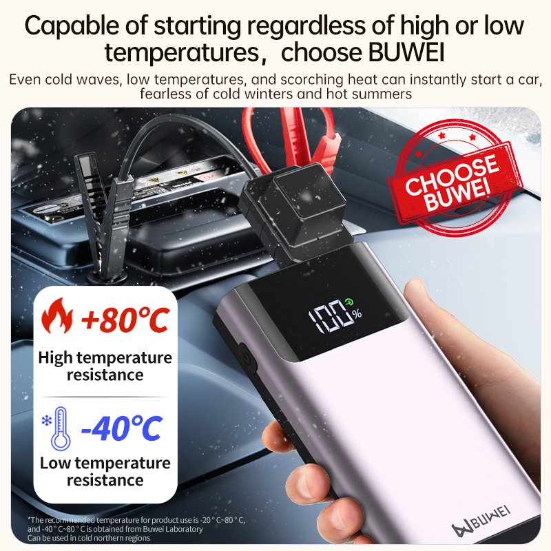Car Jump Starter Power Bank Peak 2000A Portable Air Pump Compressor New Product for 2024 Factory Wholesale 10000mah USB-C 1 Pcs