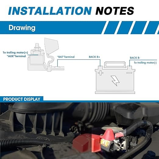 150A 58V Battery Terminal Fuse (MRBF) Marine Rated Battery Fuse Ignition Protected of Charging Piles RV Car