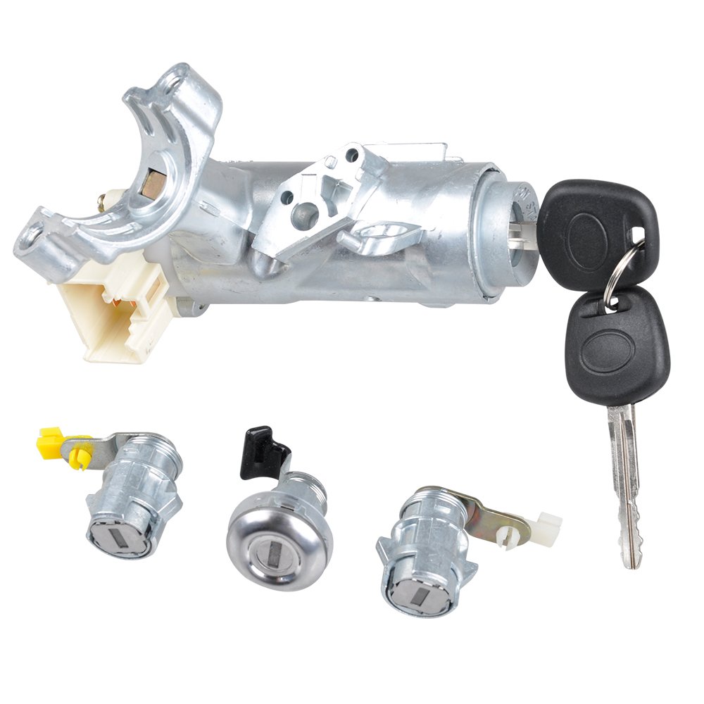 Ignition Starter Switch with Three Locks, Key Switch, Ignition Switch Assembly for toyota Tiger, 45020 38010