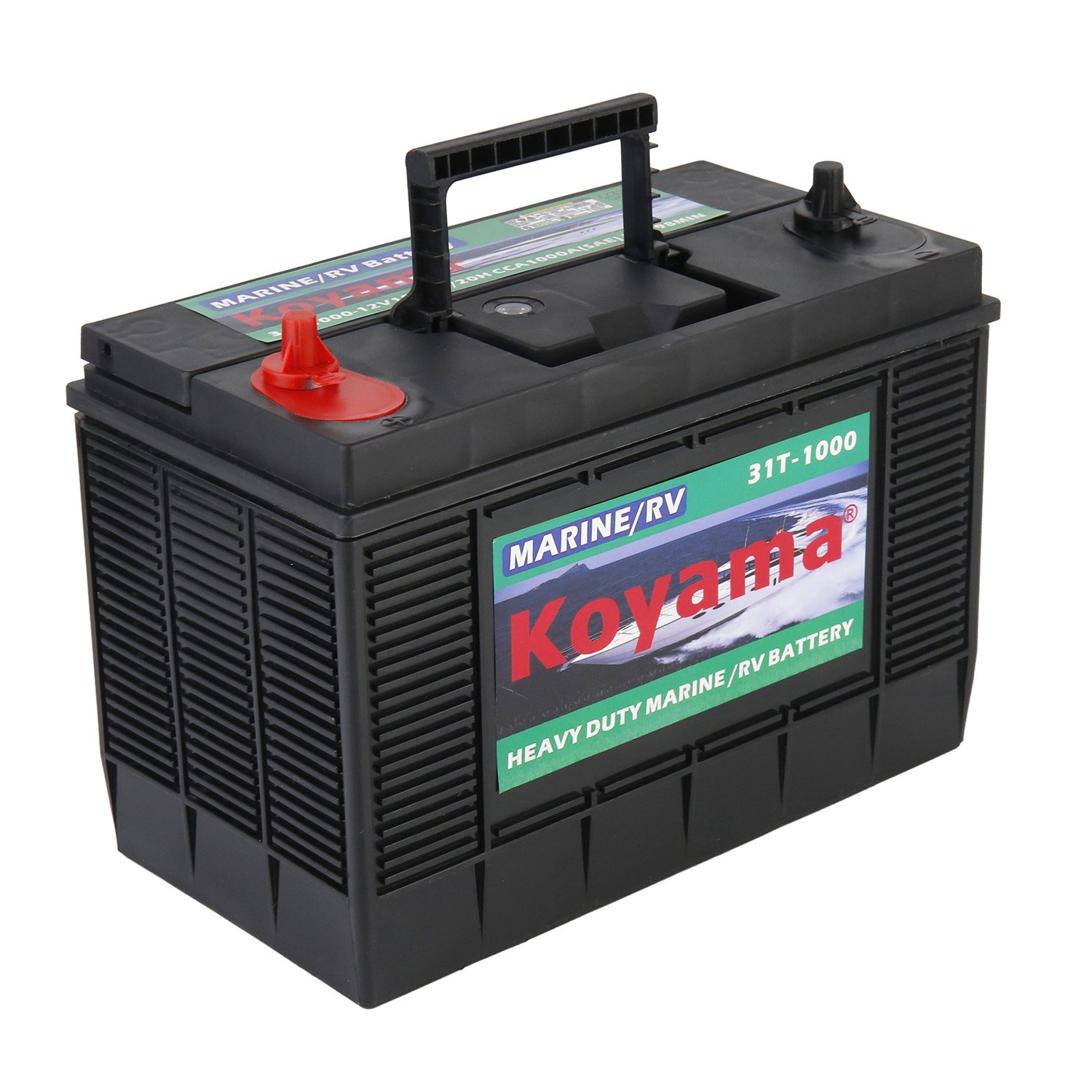 31 Group Heavy-Duty 12V100ah Marine/RV Auto Car Battery with Screw Terminal BCI Standard Maintenance Free RV Marine Applications